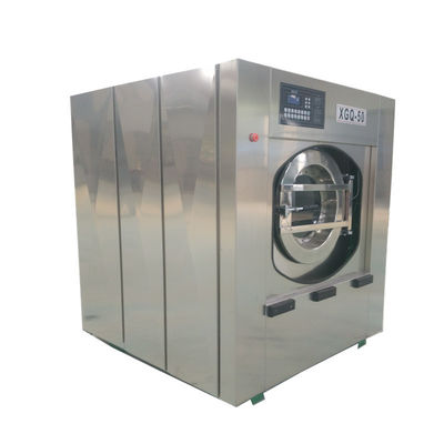 100kg SUS304  Front Load Commercial Grade Washing Machine closed structure